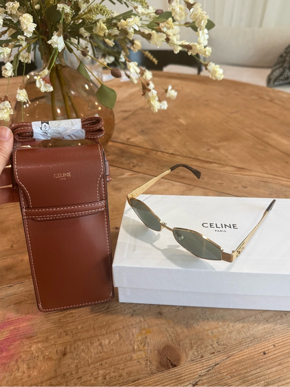 NEW IN BOX CELINE 2026 TRIOMPHE METAL 02 SUNGLASSES IN METAL - Picture 6 of 10